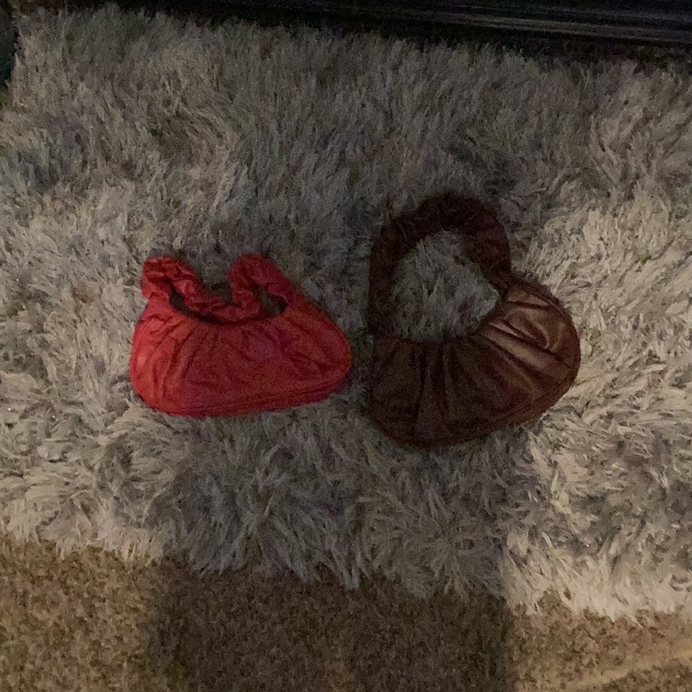 Brown and black bag